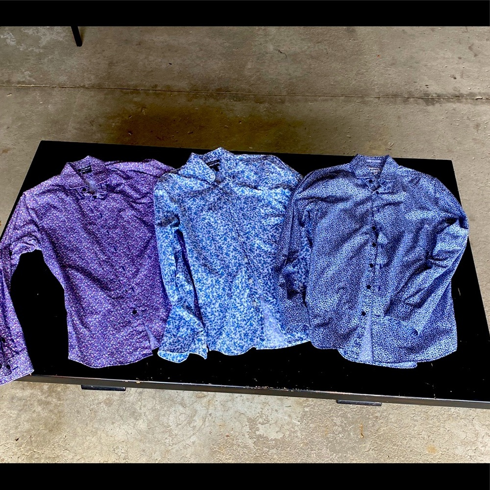 Express | Mens Floral Dress Shirts